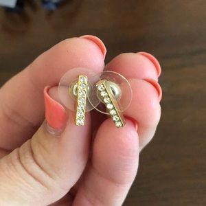 Kate Spade Gold and Silver Stud Earrings